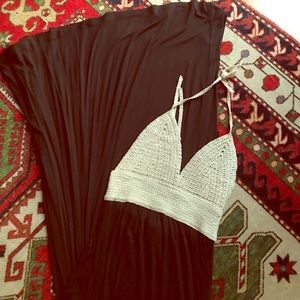 Surf Gypsy Crochet Top Maxi Dress